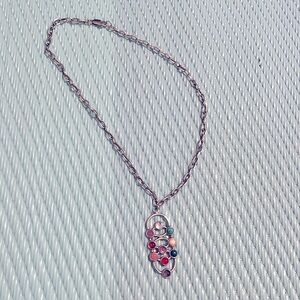 925 silver Tree of Life Necklace with Gem Stones